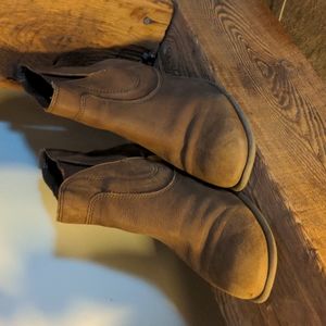 9 West Ankle Boots leather